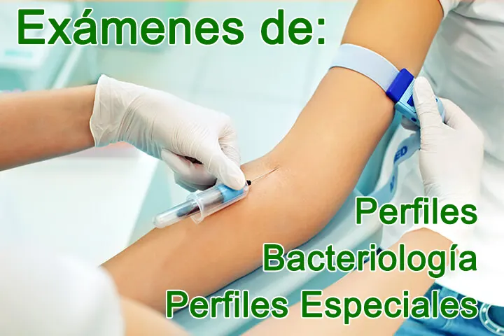 Exámenes de Perfil, Bacteriología, Perfiles Especiales